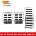 Zeratul Auto Pedals Gas Brake Car Pedal Pad Cover for Volkswagen VW Polo 6N 6N2 9N 9N3 6R Hatchback Sedan 1996 2019 AT MT