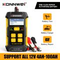 Konnwei Kw510 Car Battery Tester 12v Truck Battery Analyzer Pulse Repair 5a Battery Chargers Lead-acid Battery Repair Tools - Ca