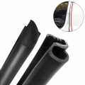 Car Seal Door Weatherstrip Car Door Edge Rubber Sealing For Car B Pillar Protection Sticker Front Auto Door Sealant 2Pcs/Lot|Fil