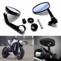 Universal Rearview Mirror Motorcycle Side Handlebar Bar End Mirrors Moto Bicycle Electric Bike Scooter Motorbike Accessories|Sid