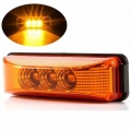 1PCS 3 LED Side Marker Light Indicator Lamp Bus Truck Trailer Lorry Caravan 12V RV Pickup Trailer Truck Fender Rear Light|Truck