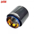 Burnt Blue Stainless + Carbon Fiber Muffler Tip Fit For Mini Cooper Exhaust Tip R55 R56 R57 R58 R59 R60 R61 F54 F55 F56 F57 F60