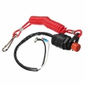 Boat Motor Emergency Kill Stop Switch for Yamaha /Tohatsu Outboard Stop Kill Switch Cut Off Switches with Safety Tether Lanyard|