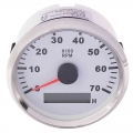 85 Mm Rev Counter For Outboard Motor Boat Auto Tach Electric Motor Tachometer 7k Rpm With Hour Meter Red Backlight - Tachometers