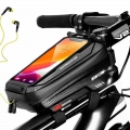 Wild Man Bicycle Bag Phone Holder Case Rainproof Mountain Road Frame Front Top Tube Tool Cycling Bike Bag MTB Bike Accessories|B