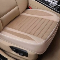 Flax Car Seat Cover Breathable Auto Seat Cushion Protector Front Automobile Seat Pad Mat Car Styling Interior Accessories - Auto