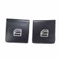 2pcs Window Switch Cover Power Window Button Switch Console Cover Caps For Mercedes Benz C Class W204 S204 W212 A207 C207 S212