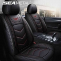 Luxury Car Seat Covers Universal Interior Seat-cover Automobiles Seat Protector Set Four Seasons Seametal Seat Cover Accessory -