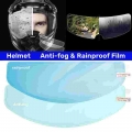 Helmet Anti-fog Rainproof Film Nano Coating Clear Protective Patch Electric Bicycle Driving Universal Motorcycle Accessories - H