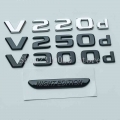 2017 Letters V260l V220d V250d V300d Night Edition Emblem For Mercedes Benz V W447 Car Fender Badge Trunk Nameplate Logo Sticker