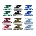 Motorcycle 3D Emblem Badge Decal Tank Wheel Z900 Sticker Soft Reflective Decals Stickers For Kawasaki Ninja Z900 Z 900| | - Of