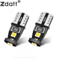 Zdatt T10 Led W5w 194 168 W5w Cob 8smd Led Parking Bulb Auto Wedge Clearance Lamp Canbus Silica Bright White License Light Bulbs