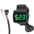 E-bike Thumb Throttle Lcd Digital Battery Voltage Display Switch Electric Vehicle Display Switch Handle Finger Thumb Throttle -