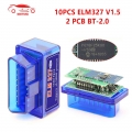 (10pcs/lot) Super Mini ELM327 v1.5 With PIC18F25K80 OBD2 Scanner BT wireless OBDII Adapter CAN for Android Torque Windows|Code R