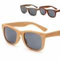 Sunglasses Men Women Retro Wooden Sunglasses Uv Protection Eyeglasses Fashional Square Sunglasses Faux Wood Spectacles Unisex -