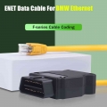 For BMW ICOM ENET Cable Ethernet Data to OBD2 16Pin Interface RJ45 Connector Hidden Data Tool ICOM Coding F Serie|cable color|ca
