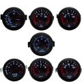 2" 52mm Smoke lens with sensor Boost gauge bar psi/Vacuum/Water temp/Oil temp/Oil pressure/Voltmeter/Tachometer RPM+Gauge P