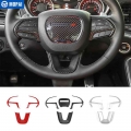 Mopai Car Steering Wheel Decor Cover Accessories For Dodge Challenger 2015+ For Dodge Durango 2014+ For Dodge Charger 2015+ - In