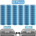 60 Concentrated Detergent Car Windshield Cleaning Effervescent Tablets Ultra clear Wiper Glass Cleaner for Home Toilet Window|Wi