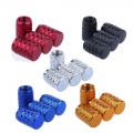 4Pcs Car Tire Valve Stems Cap Knurling Style Tire Valve Cap Aluminum Tire Wheel Stem Air Valve Cap car Universal accessories|Val