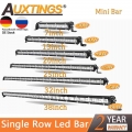 Auxtings Slim Led Light Bar Single Row 7" 13" 20" 25" 32" 38'' Inch 90w 120w 150w 180w For Suv