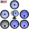 Dragon 52mm Auto Car Modification Pointer RPM Boost Water Oil Temperature Meter Pressure Voltage Gauge Blue Backlight|Water Tem