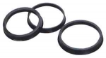 72.6-71.1mm 4 Pcs/set Black Plastic Wheel Hub Centric Rings Custom Sizes Available Wheel Rim Parts Accessories Retail&wholes