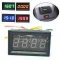 12V/24V Car Motorcycle Accessory Dashboard LED Display Digital Clock|Clocks| - ebikpro.com