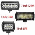 7 Inch 144w Combo Led Light Bars Spot Flood Beam 4x4 Spot 12v 24v 4wd Barra Led Headlight For Auto Boats Suv Atv Light - Light B