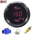 Dragon 52mm Black Car Moter Red Backlight Digital LED Electronic Water Temp Gauge 40 150 Celsius Temperature Mete |