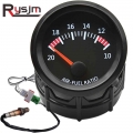 12v 52mm Air Fuel Ratio Gauge + Narrowband O2 Oxygen Sensor Racing Meter 2inch Car Turbo Boost Pressure Gauge Kit Vacuum - Boost