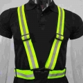 Highlight Reflective Straps Night Work Security Running Cycling Safety Reflective Vest High Visibility Reflective Safety Jacket|