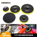 3" 4" 5" 6" Self adhesive Disc Polish Pad For Auto Paint Care Polishing Backing Pad Plate Car Polisher Bonne