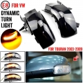 2x Dynamic Blinker For VW Touran 1T1 1T2 2003 2004 2005 2006 2007 2009 LED Turn Signal Light Side Lamp arrow mirror indicator|Si