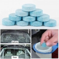 5PCS Blue Car Window Cleaning Wash Super Concentrated Wiper Tablet Effervescent Tablet Stain Remover Car Cleaning Detailing Tool