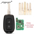 Jingyuqin Remote Car Key 433mhz With Pcf7961m 4a Chip For Renault Sandero Dacia Logan Lodgy Dokker Duster Trafic Clio4 Master3 -