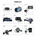 790/850C/860C/C961/C965/500C/C3/DPC18/750C Colorful Female Connector Display for BAFANG BBS Mid Central Motor|Electric Bicycle A