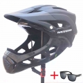 Adult Full Face Helmet Downhill DH AM FR Full Covered Bicycle Helmet Mountain Bike Cross country Extreme Motorcycle Helmet 58 62