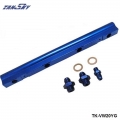 For Vw Audi 20v 1.8t Top Feed Injector Fuel Rail Turbo Kit Blue Aluminium Billet Hq Jdm Tk-vw20yg - Engine - ebikpro.com