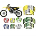 "21 "19 RIM WHEEL STRIPES TAPE STICKERS FOR SUZUKI RMZ 450 2005 2020 RMZ 250 2004 2021|Decals & Stickers| - Offi