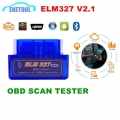 ELM327 Bluetooth 2.0 V2.1 Code Reader OBD Scanner Android Torque Auto Scanner Supports Multi Cars ELM 327 BT 2.0|Code Readers &a