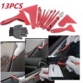 7PCS/13PCS Car Vinyl Film Wrapping Tools Car Sticker Film Scraper Auto Felt Squeegee Scraper Set Knife Decal Plaste Accessories|