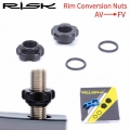 RISK RA109 Bicycle Tubeless Presta Valve Adapeter MTB Schrader Valve Conversion Adapter Presta Valve|Valve| - Ebikpro.com