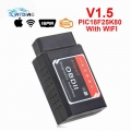 Newest Universal OBD2 WIFI ELM327 V1.5 Scanner for iPhone IOS/Android Auto OBDII Diagnosis Tool OBD 2 ELM 327 V 1.5 WIFI ODB2|Co