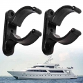 2pcs Boat Hook Clip Fit 38MM 1 1/2' Dia Pole Tube Kayak Paddle Holder Split Clip Paddle Rod Keeper Boat Hook Clip|Marine Har