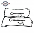 WOLFIGO Engine Valve Cover Gasket Set for BMW E65 E66 7 545i 550i 645ci 650i 745i 750i X5 11127513195 11127513194 15 37332 01|Cy