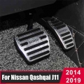 Car Pedals Pads Fuel Accelerator Brake Clucth Pedal Cover For Nissan Qashqai J11 J12 2014-2018 2019 2020 2021 2022 Accessories