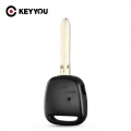 KEYYOU 1 Side Button Car Remote Blank Key Shell Case Fob TOY43 Blade For TOYOTA Carina Estima Harrier Previa Corolla Celica|Car