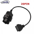 Car Diagnostic Cable Connector e36 e39 X5 Z3 for BMW 20pin OBD OBD II Adapter for BMW 20 pin to OBD2 Female 16 PIN|Car Diagnosti