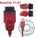 2021 New V1.87 Renolink OBD2 Diagnostic Interface For Re nault/D acia Vehicles ECU Programmer Airbag/Key Coding Multi Function|C